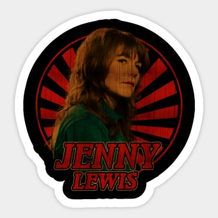 Retro Vintage Classic Jenny Lewis Sticker